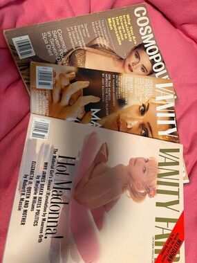 Vanity Fair & Cosmopolitan Magazine Lot - Madonna Queen of Pop 80s 90s